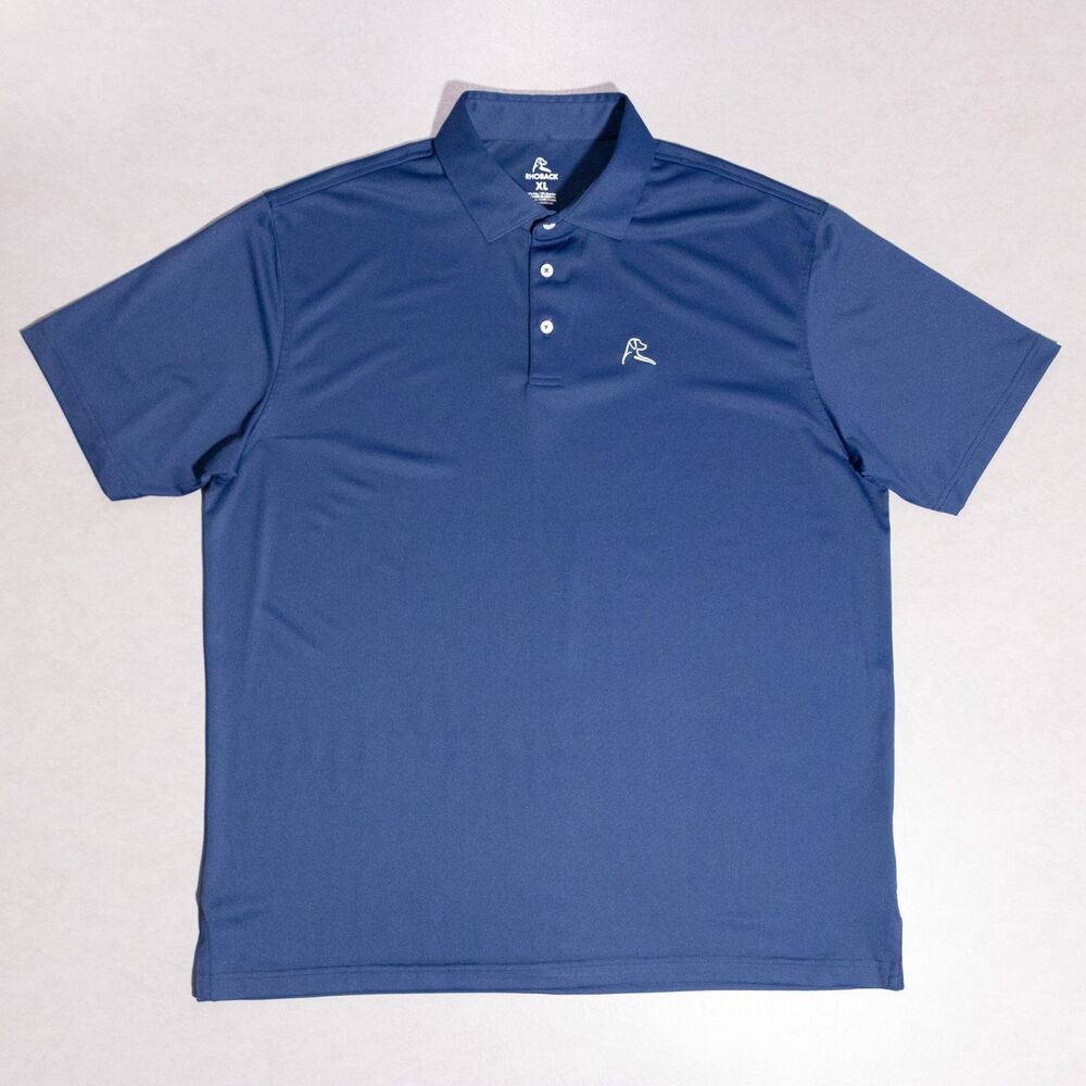 Rhoback Solid Navy Blue Performance Stretch Short… - image 2